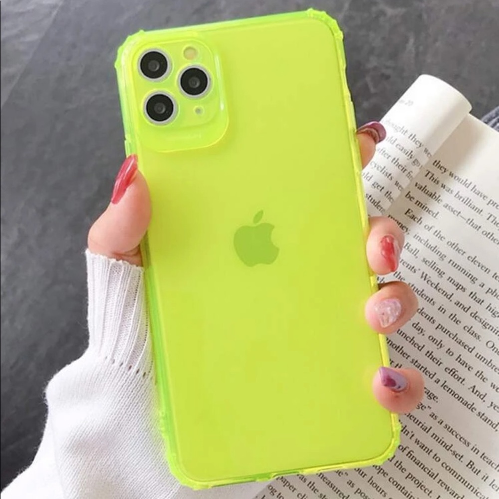 Case iPhone 12 Pro Max neon